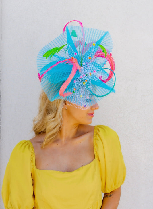 Pom Swirl Fascinator