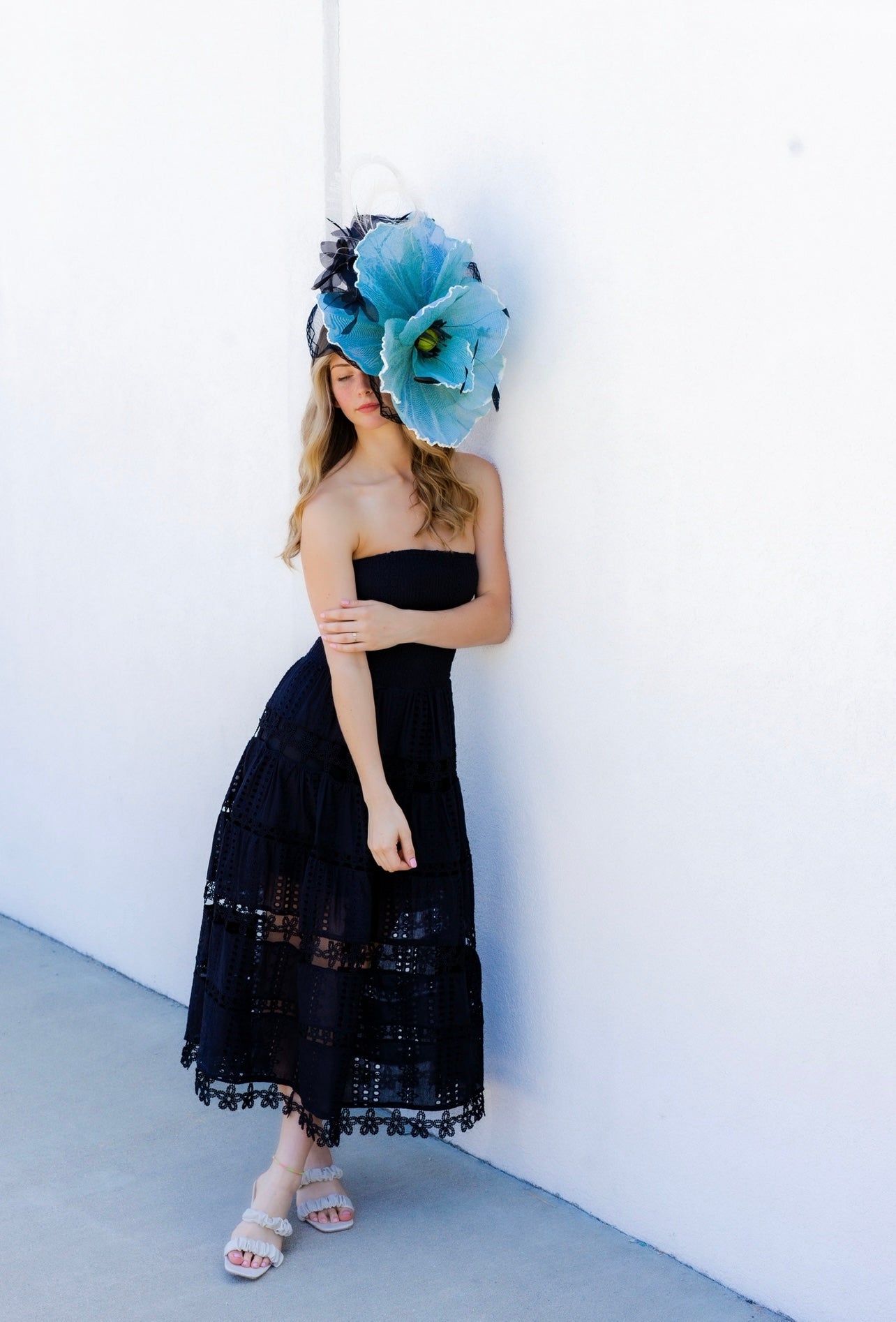 Blue Poppy Fascinator