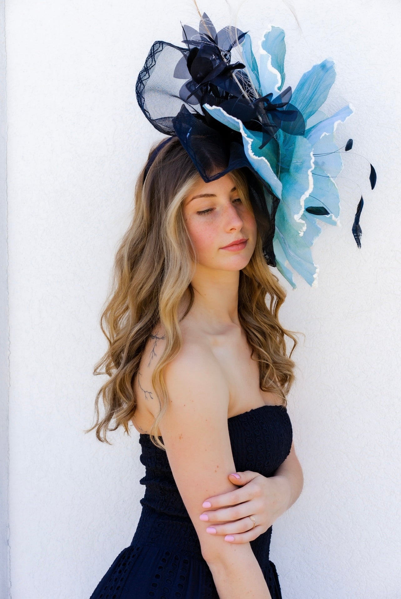 Blue Poppy Fascinator